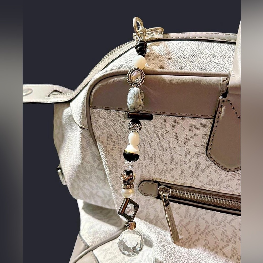 8" Luxury Lucky Cat Bag Charm • No Acrylic • 20lb Strength